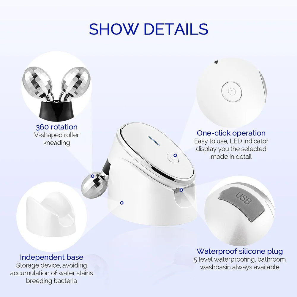 EMS Microcurrent Face Lifting Roller