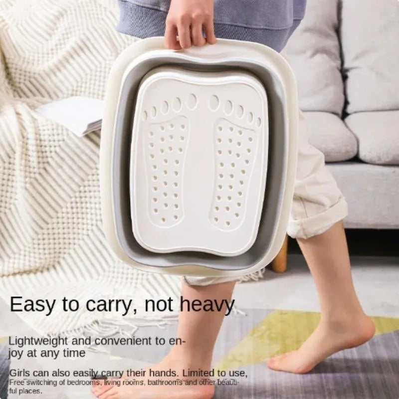 Foldable Footbath Massage Bucket