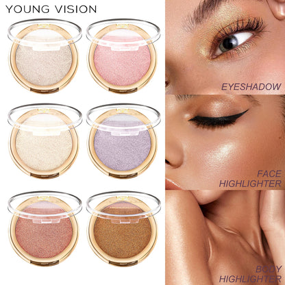Polarized High-Gloss Highlighting Powder