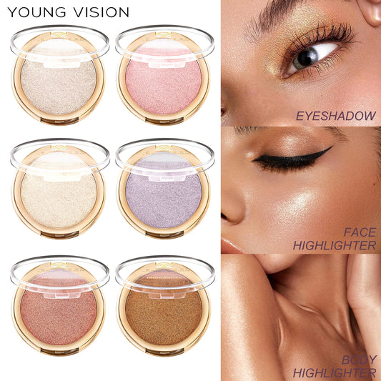 Polarized High-Gloss Highlighting Powder