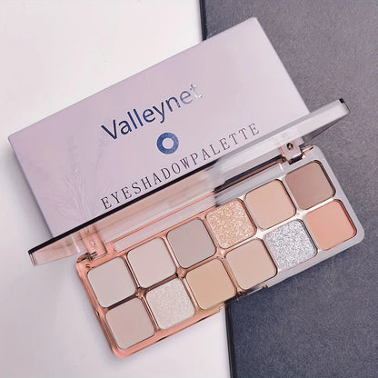 Twelve-Color Earth Tone Eyeshadow Palette