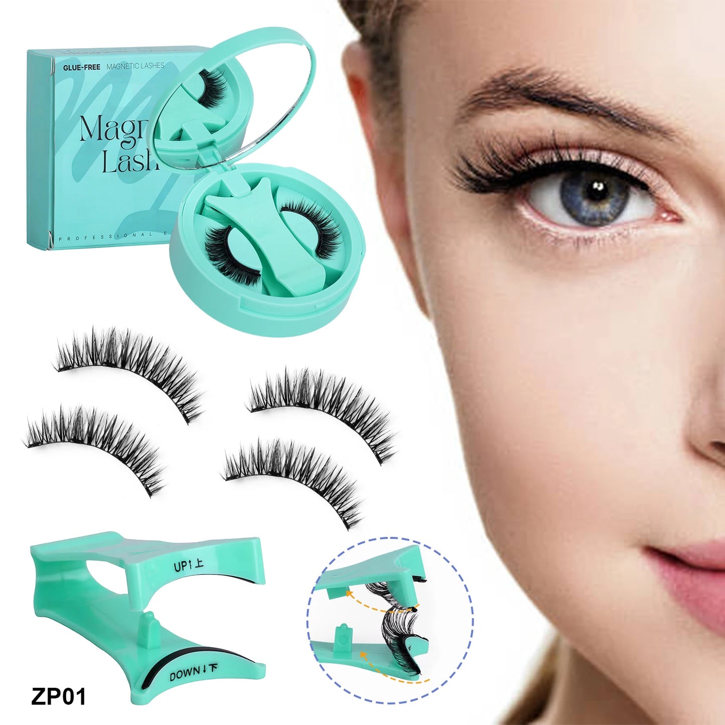 Reusable Magnetic False Eyelashes