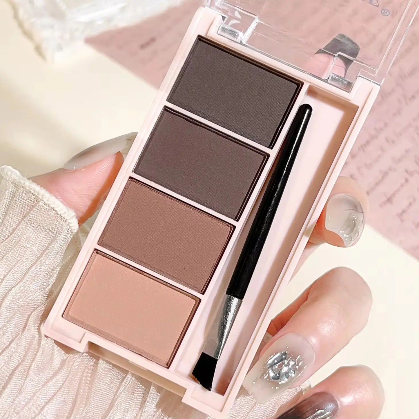 4-Color Matte Eyebrow Powder Set