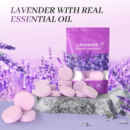 Lavender Essential Oil Shower Bombs