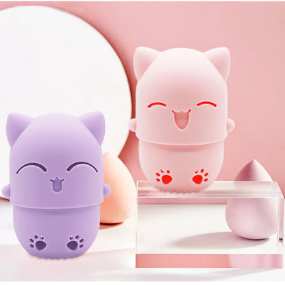 Soft Silicone Makeup Sponge Holder