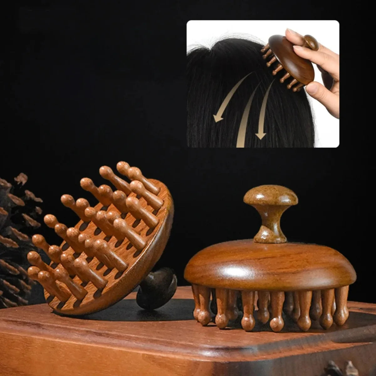 Sandalwood Meridian Massage Comb