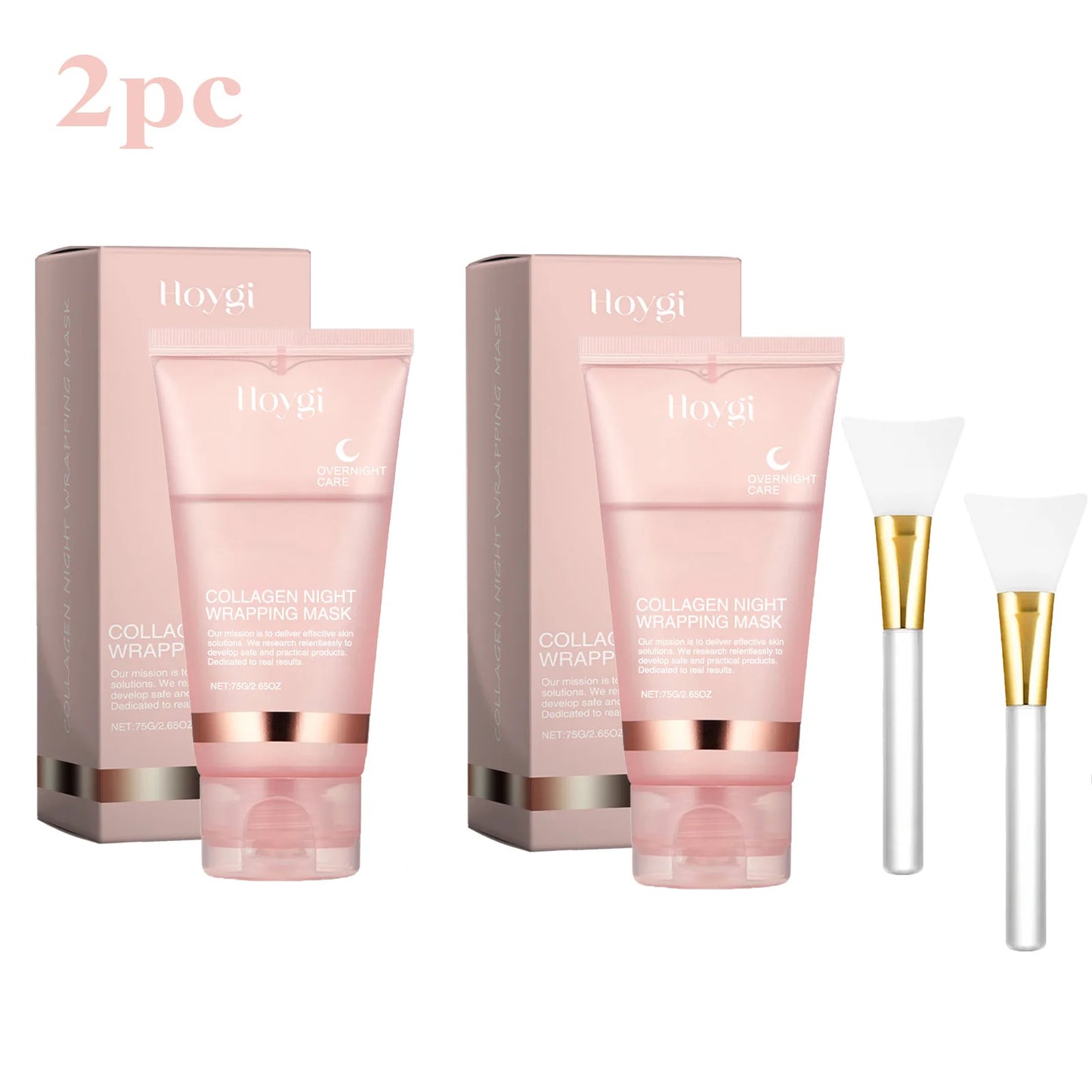 Korean Collagen Overnight Peel-Off Hydrating Wrapping Facial Mask Set