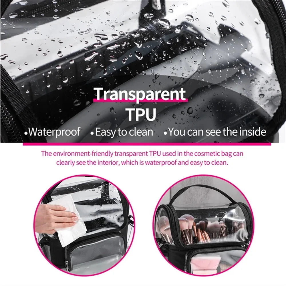 Large-Capacity Professional Makeup Case Organizer