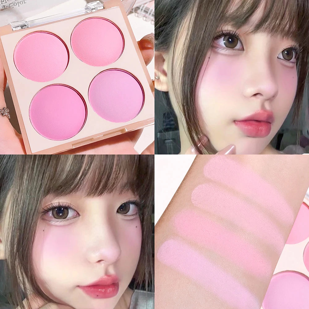 Four-Color Warm Blush Palette
