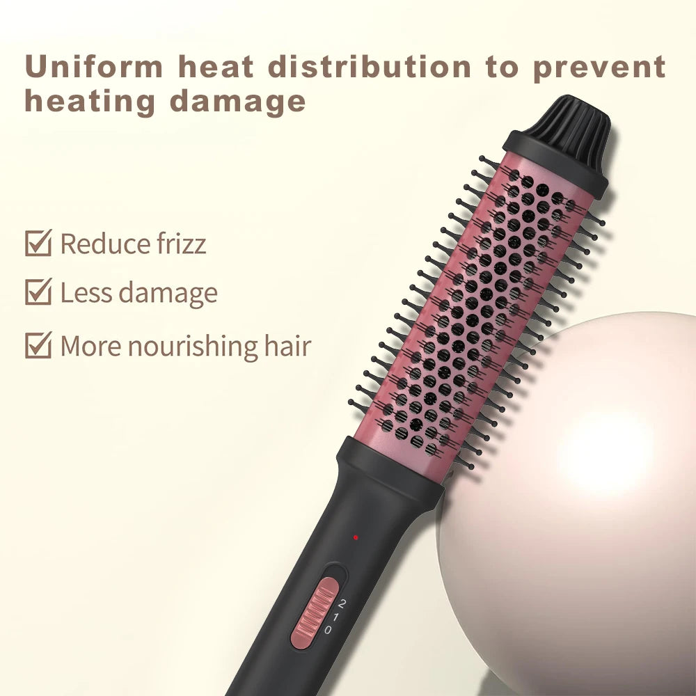 2-in-1 Curling Iron Brush