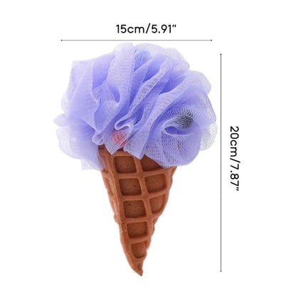 Ice Cream Mesh Body Scrubber