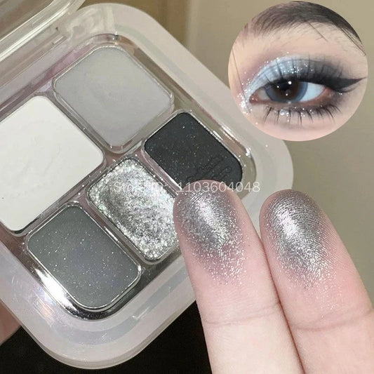 5-Color Punk Smokey Eyeshadow Palette