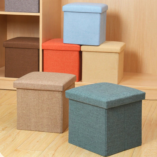 Foldable Storage Stool