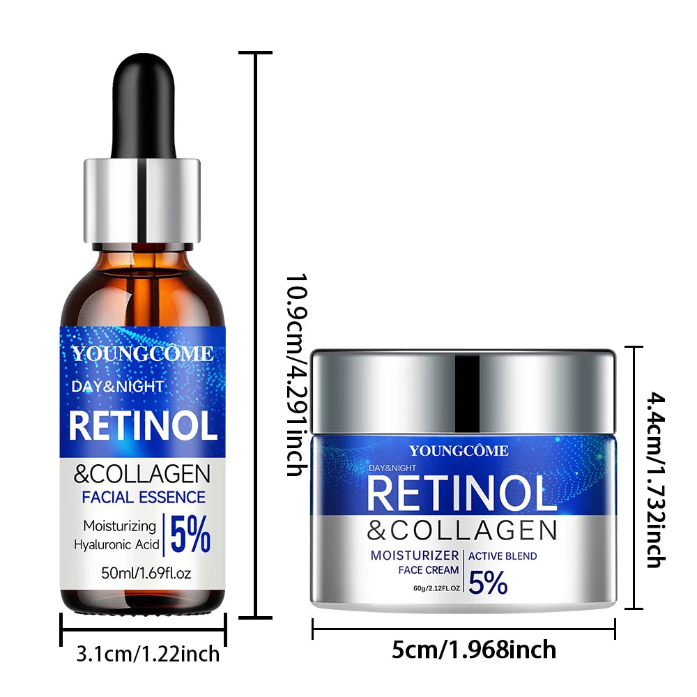 Retinol Cream and Serum Set