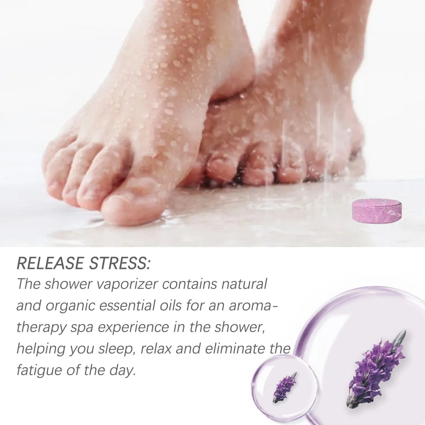 Lavender Aromatherapy Shower Steamers