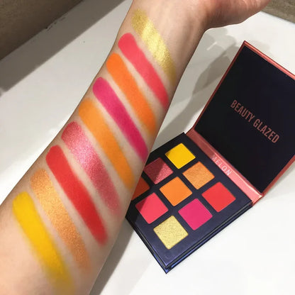 9-Color Shimmer Matte Eyeshadow Palette