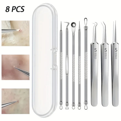 8-Piece Blackhead Remover Kit