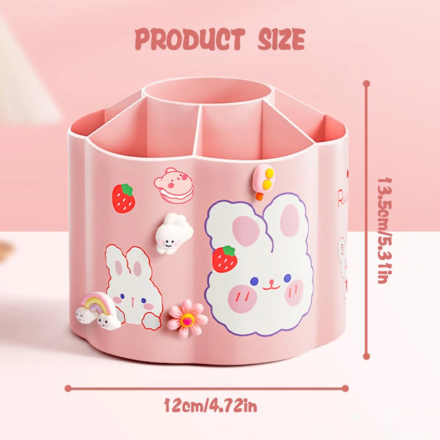 360° Rotating Desk Organizer