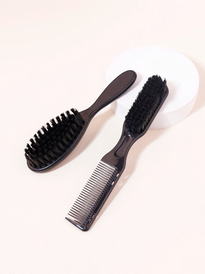 Double-Sided Anti-Static Oval Styling Comb Brush