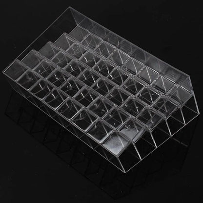 Clear Trapezoid Lipstick Display Stand