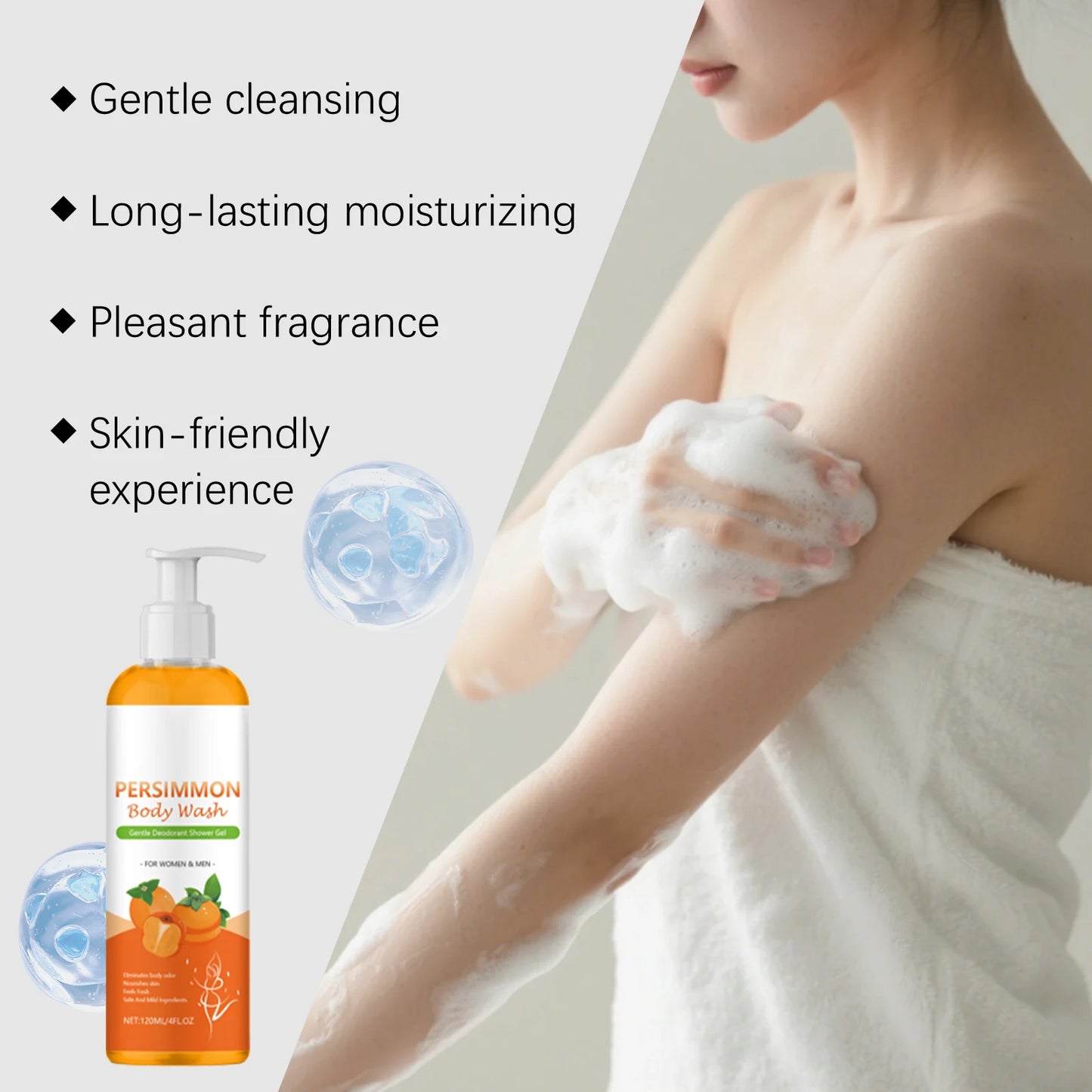 Persimmon Exfoliating Shower Gel