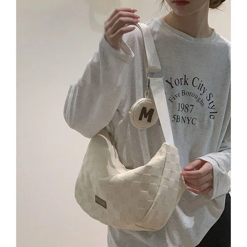 Large Capacity Korean Crossbody Dumpling Bag