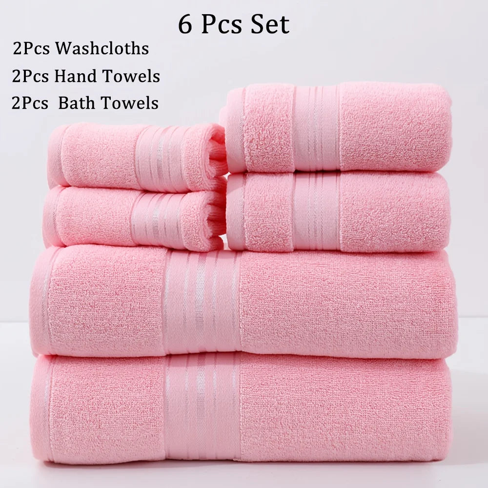 6-Piece Cotton Towel Set