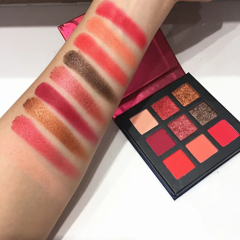 9-Color Shimmer Matte Eyeshadow Palette