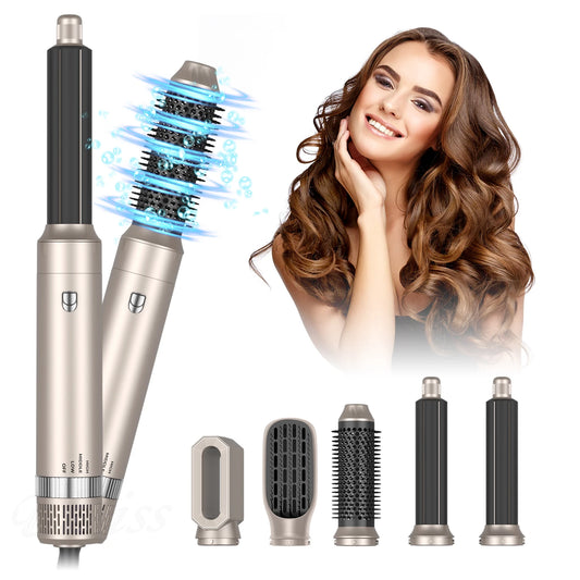 5-in-1 Professional High-Speed Hair Dryer and Hot Air Styling Brush