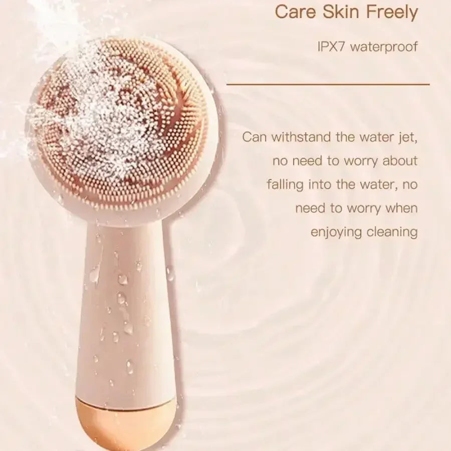 Electric Silicone Facial Cleansing Brush
