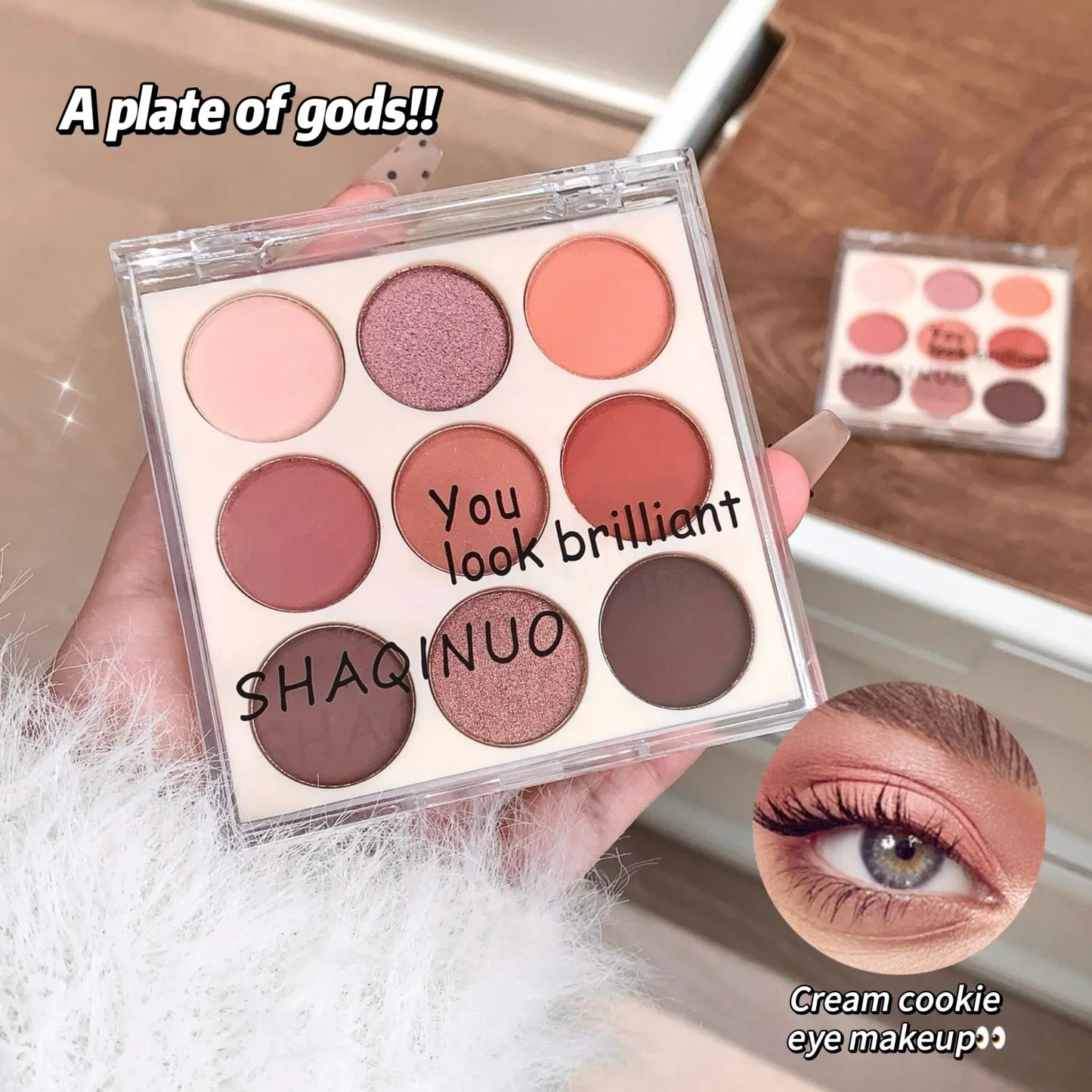 Nine-Color Matte Eyeshadow Palette