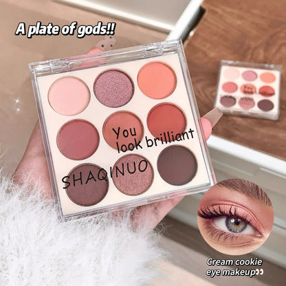 Nine-Color Matte Eyeshadow Palette