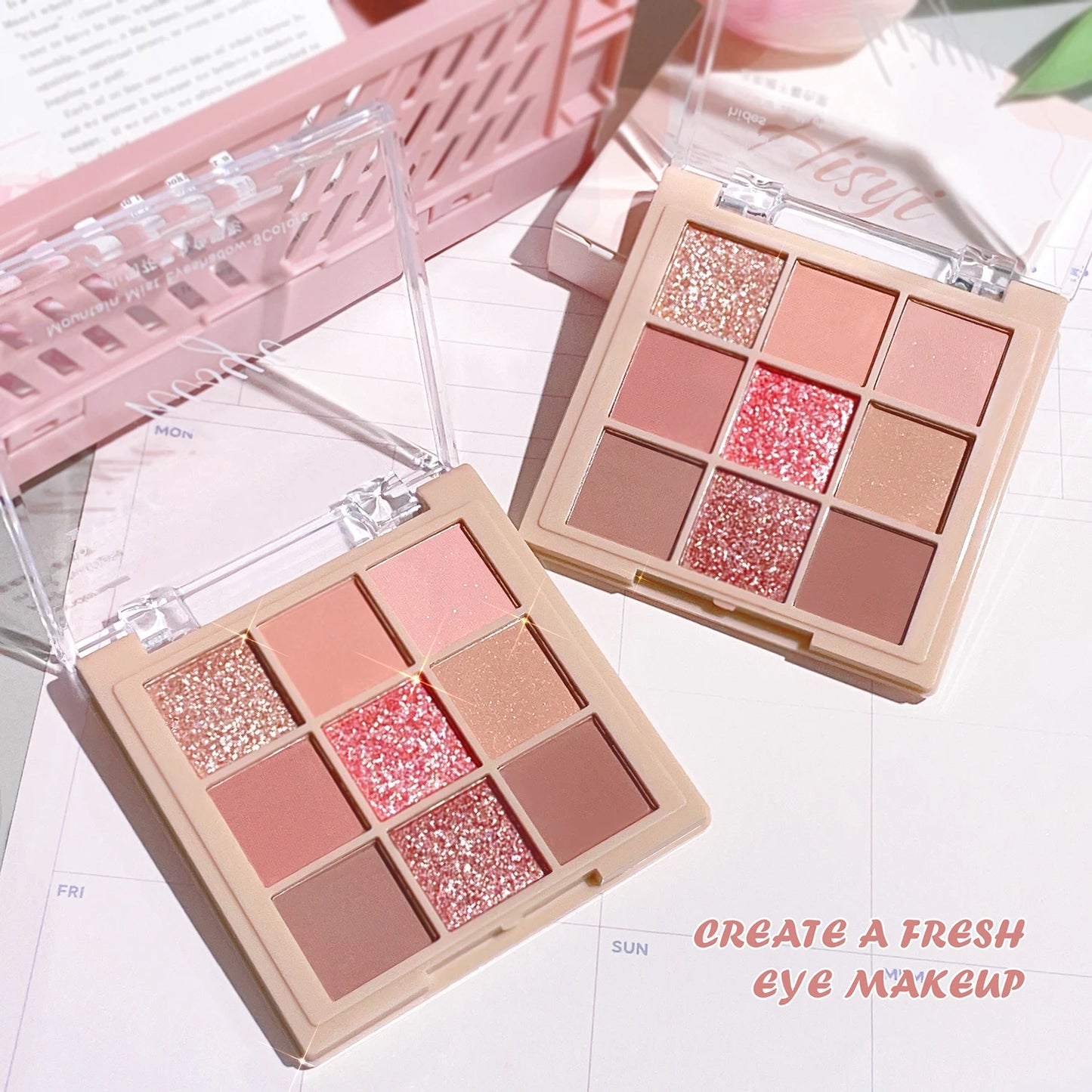 Nine-Color Eyeshadow Palette