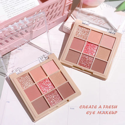 Nine-Color Eyeshadow Palette