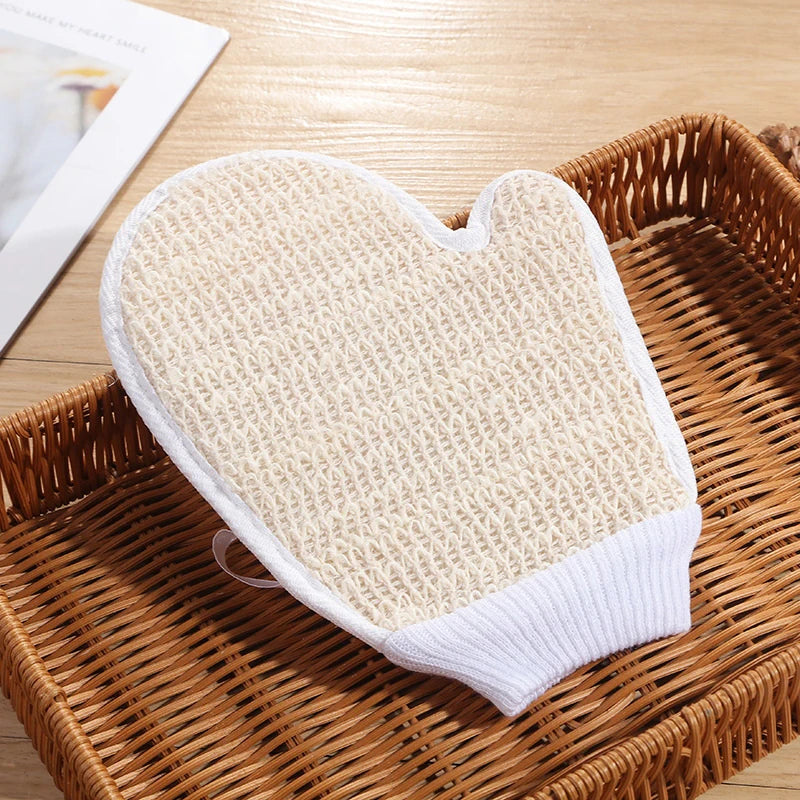 Cotton Linen Exfoliating Body Scrub Brush