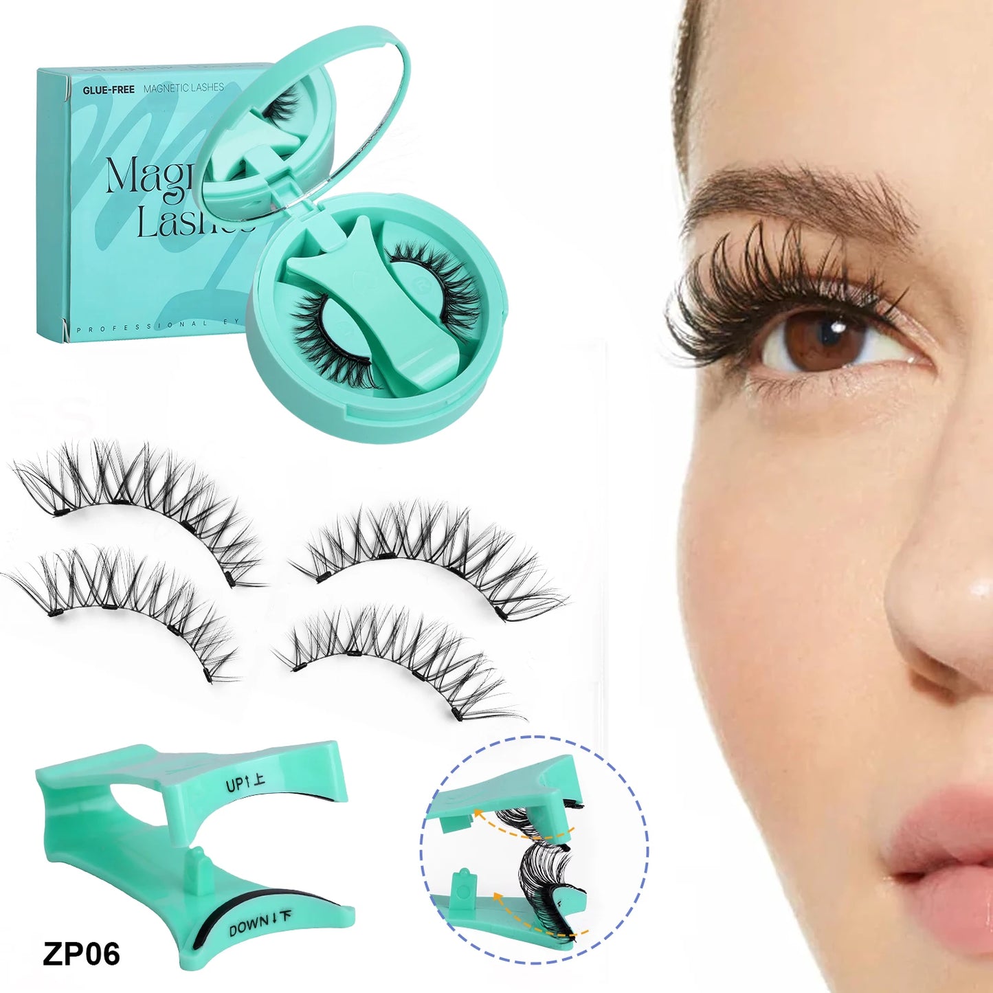 Reusable Magnetic False Eyelashes