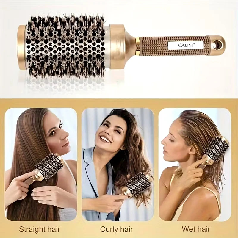 Heat Conductive Aluminum Barrel Volumizing Curling Brush
