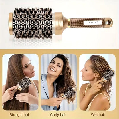 Heat Conductive Aluminum Barrel Volumizing Curling Brush