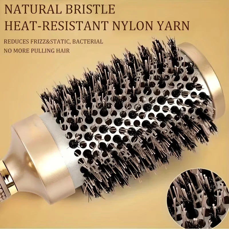 Heat Conductive Aluminum Barrel Volumizing Curling Brush