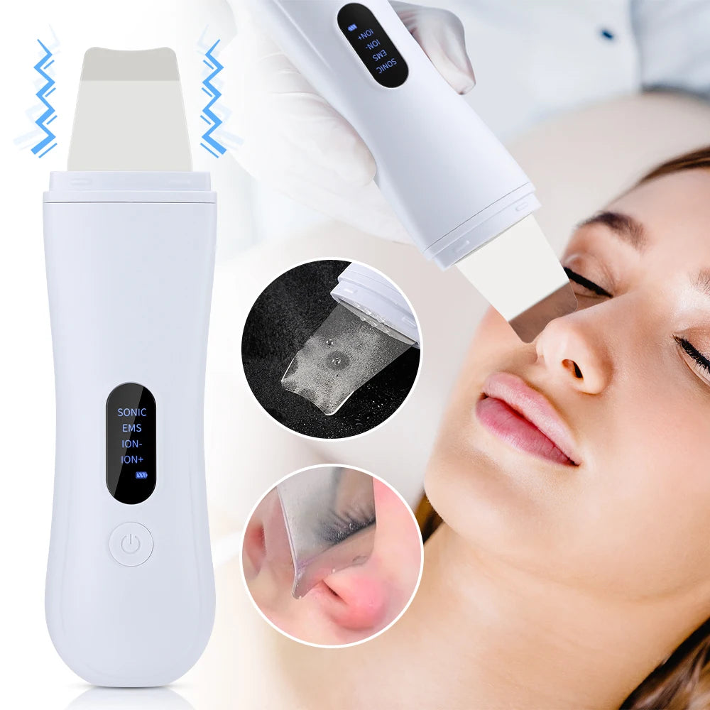 Ultrasonic Skin Scrubber Spatula