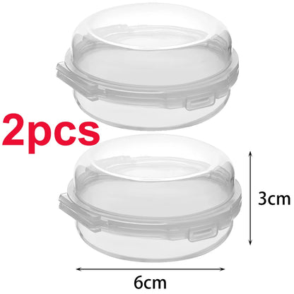 Double-Layer Folding Powder Puff Storage Box