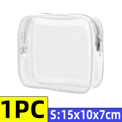 Clear White Travel Toiletry Bag