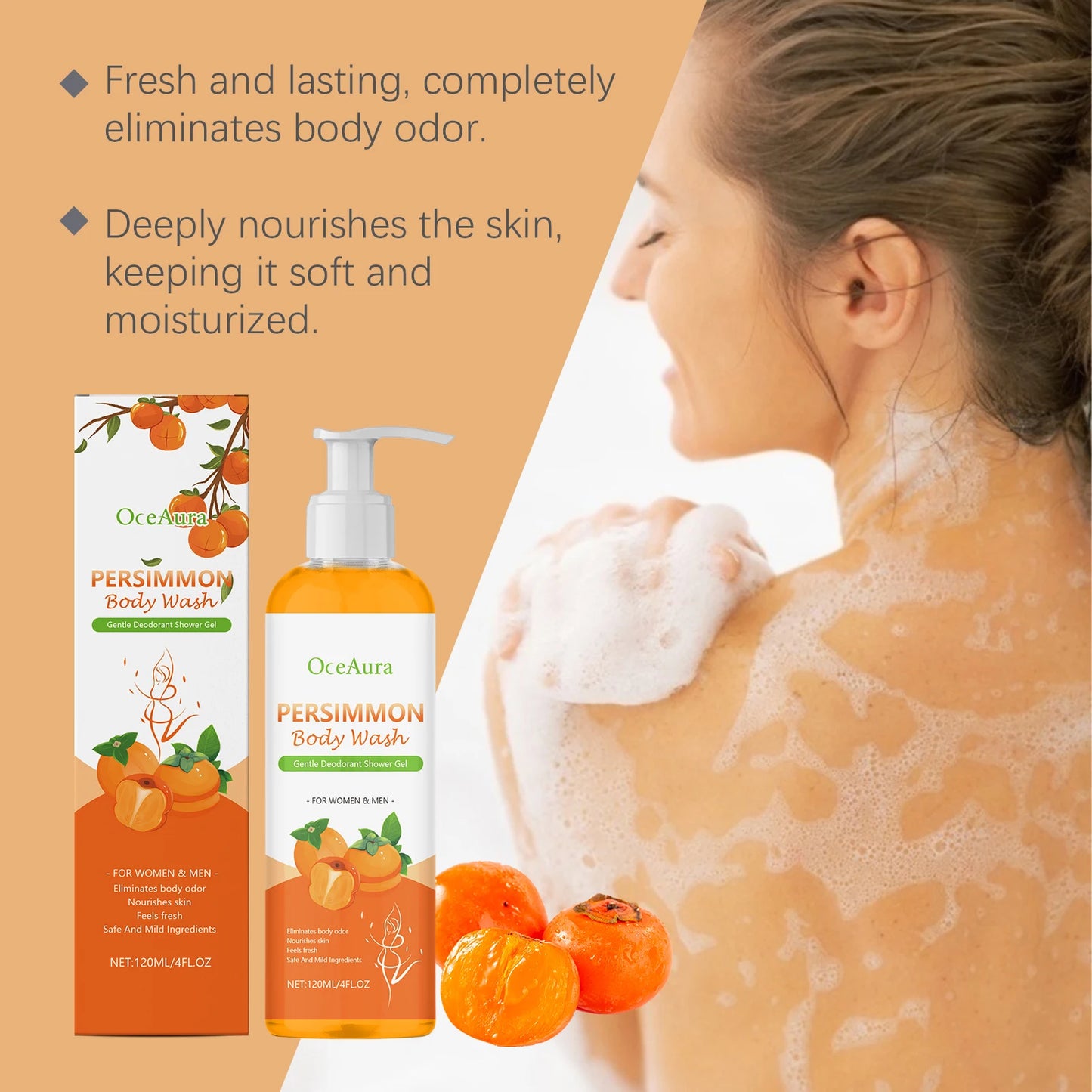 Persimmon Deodorizing Shower Gel