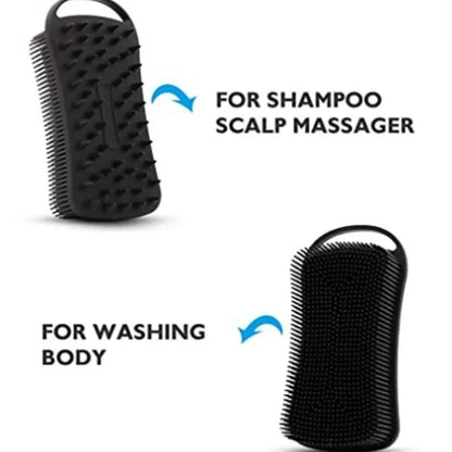 2-in-1 Silicone Shower Brush