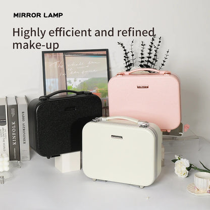 Rechargeable Large-Capacity Cosmetic Travel Train Case