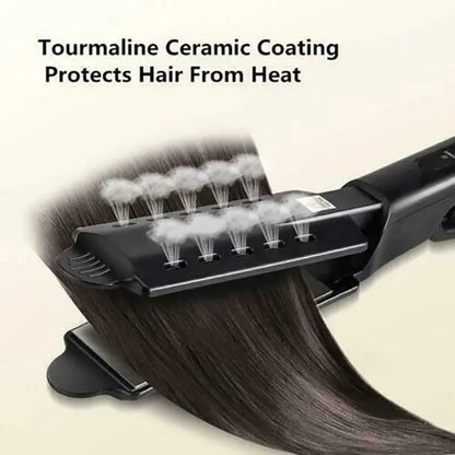 Dual-Use Hair Straightener Curler