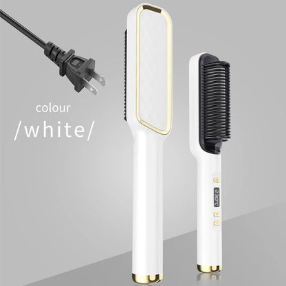 Electric Hot Comb Straightening Brush