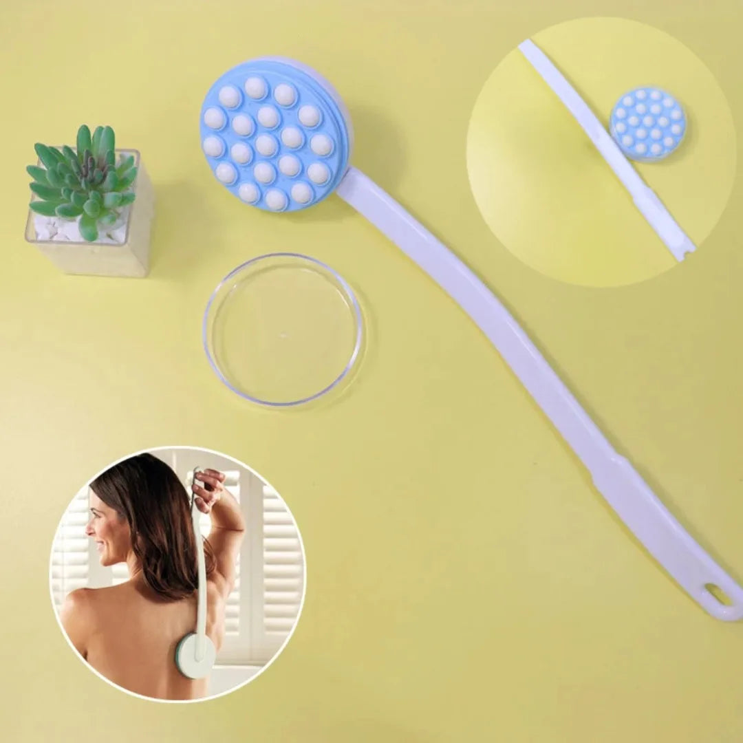 Back Bath Massager & Lotion Applicato
