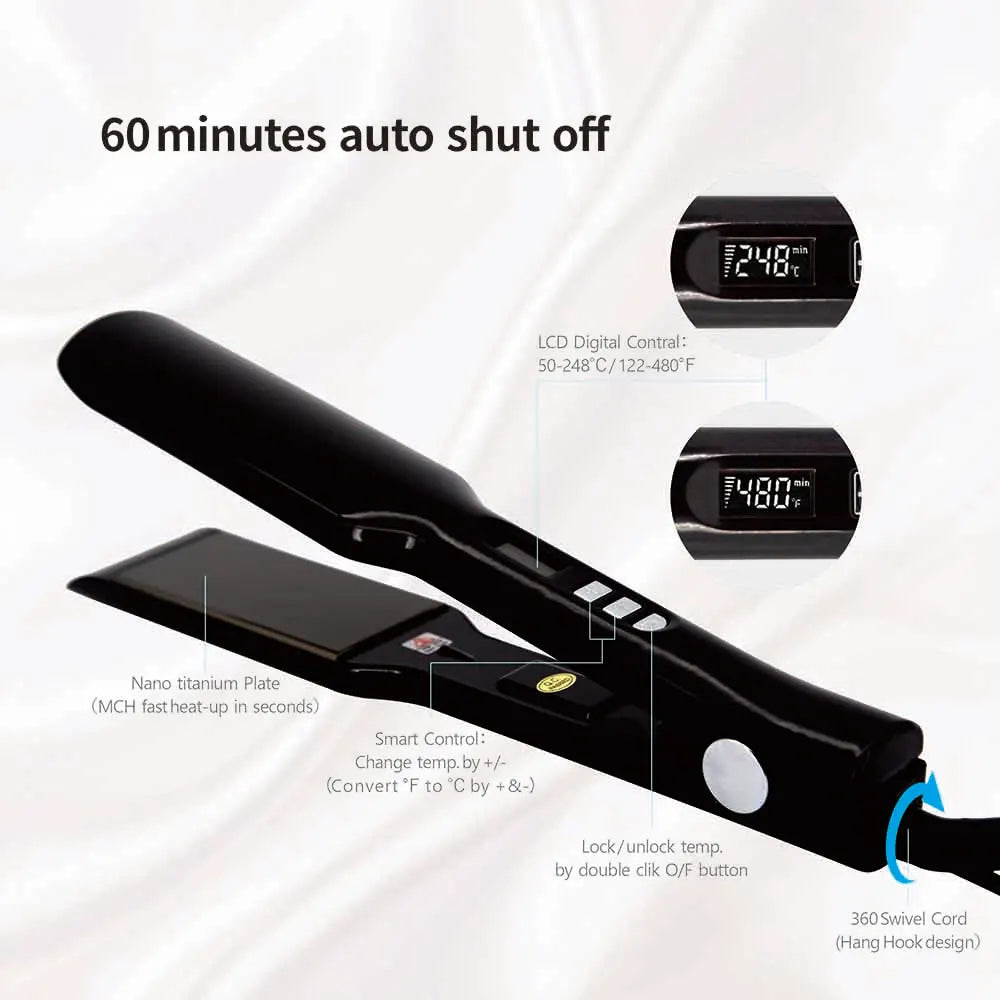 Professional Titanium 2-Inch Hair Straightener
