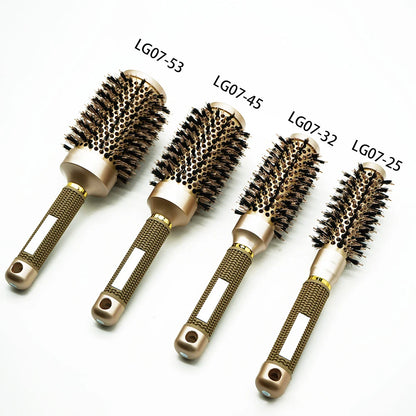 Aluminum Round Barrel Hair Curling Brush